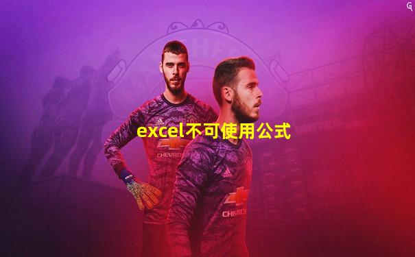 excel不可使用公式