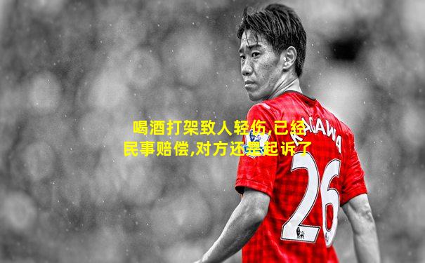 喝酒打架致人轻伤,已经民事赔偿,对方还是起诉了