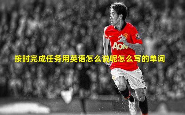 按时完成任务用英语怎么说呢怎么写的单词