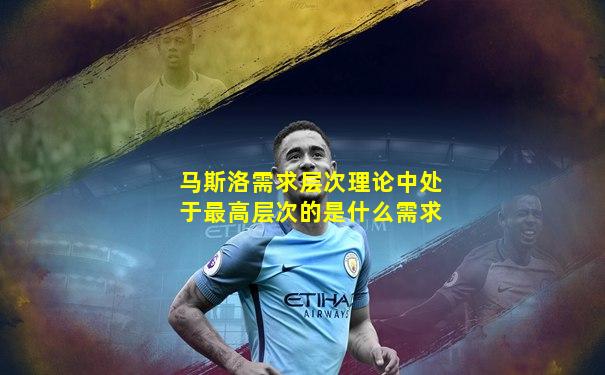 马斯洛需求层次理论中处于最高层次的是什么需求